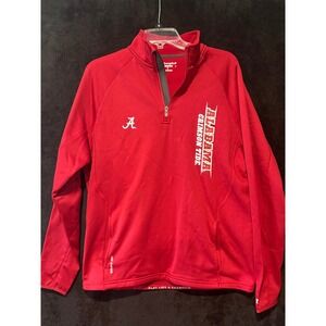 Champion‎ Alabama Crimson Tide Pullover Double Dry Quarter Zip Small